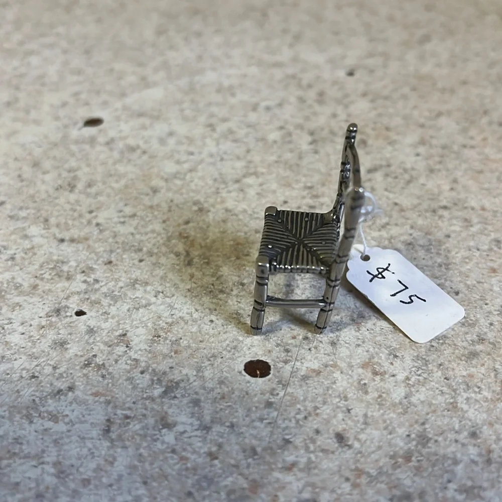 Sterling silver chair